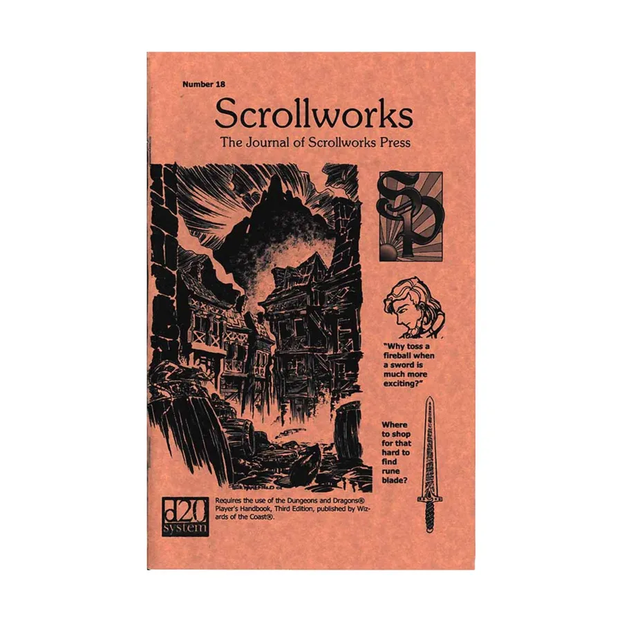 

Журнал #18 "Why Toss A Fireball, Where to Shop, Morale", Scrollworks Magazine