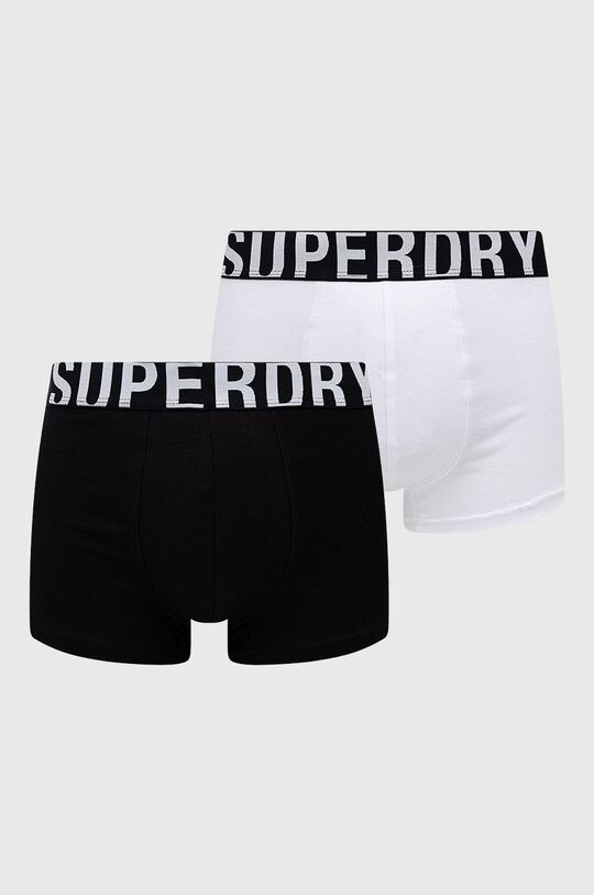 Боксеры (2 пары) Superdry, белый