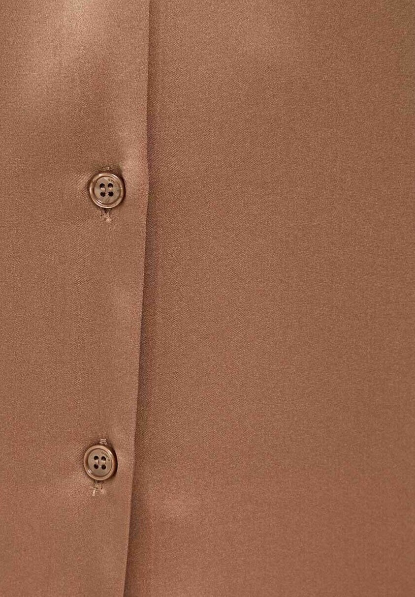 

Блузка на пуговицах Pinko, цвет Mottled Light Brown