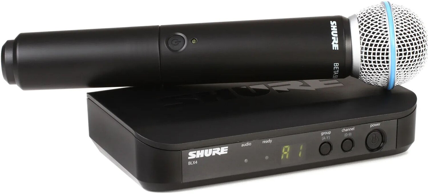 

Беспроводная ручная микрофонная система Shure BLX24/B58 — диапазон H9