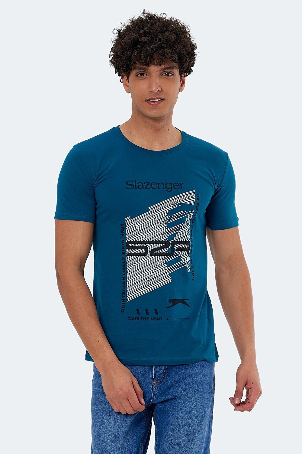 

Мужская футболка KALJU Petrol SLAZENGER