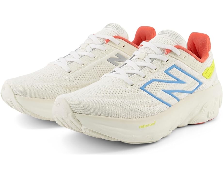 Кроссовки New Balance Fresh Foam X 1080v13, цвет Sea Salt/Coastal Blue цена и фото