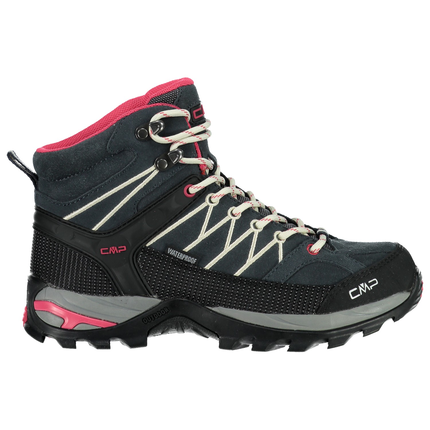 Ботинки для прогулки Cmp Women's Rigel Mid Trekking Shoes Waterproof, цвет Antracite/Off White