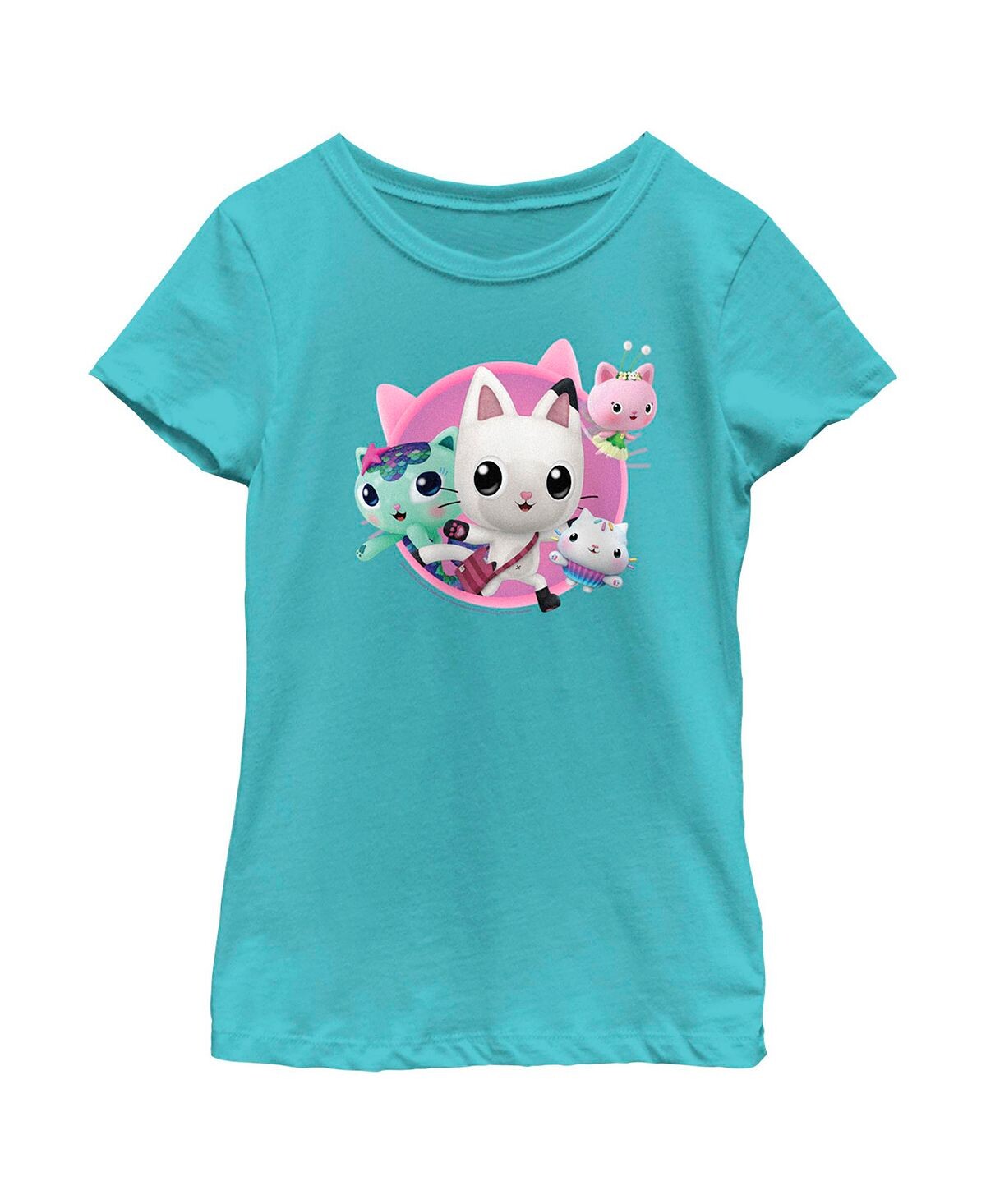 

Girl's DreamWorks: Детская футболка Gabby's Dollhouse Pandy Paws and Friends NBC Universal