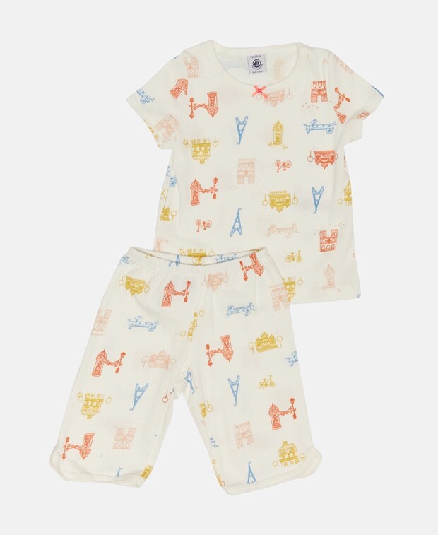 

Пижама Petit Bateau, экрю