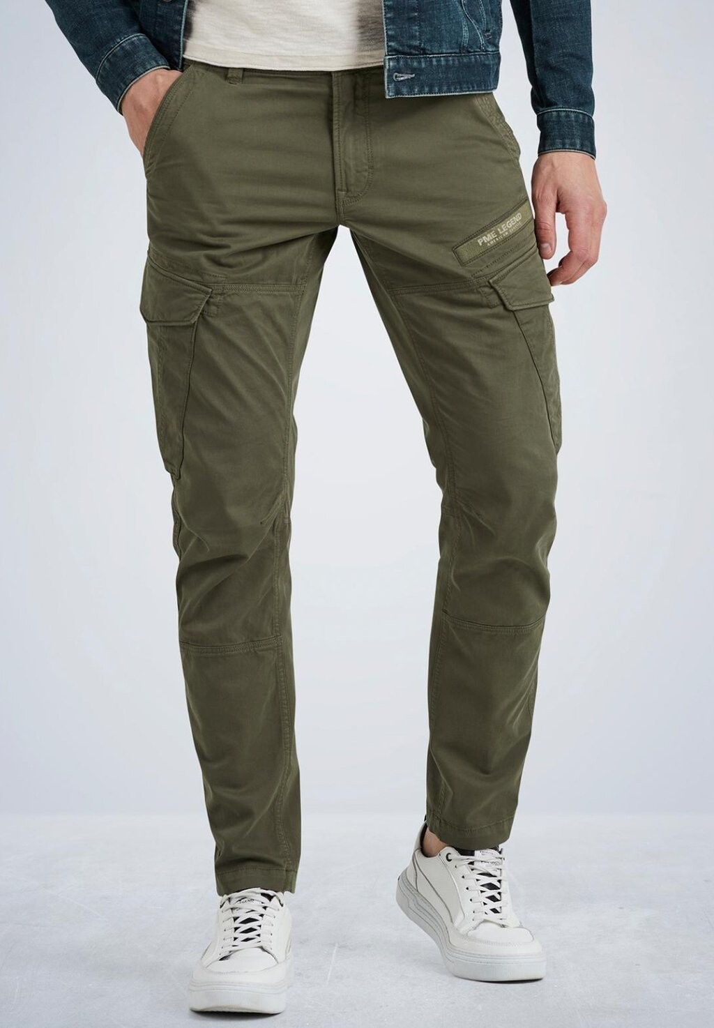 

Брюки карго NORDROP TAPERED FIT PME Legend, цвет olive night