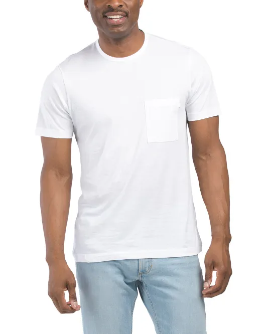 

Футболка Pima Cotton Foundation из джерси Precision Theory, белый