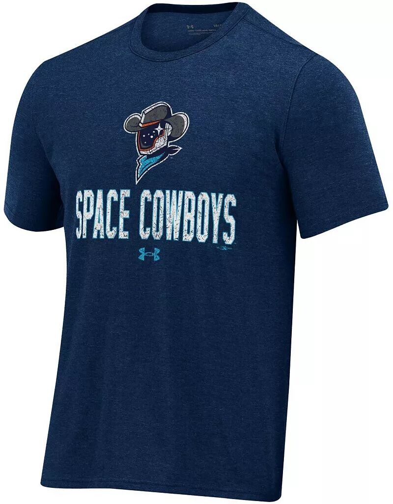 

Мужская темно-синяя футболка на весь день Under Armour Sugar Land Space Cowboys