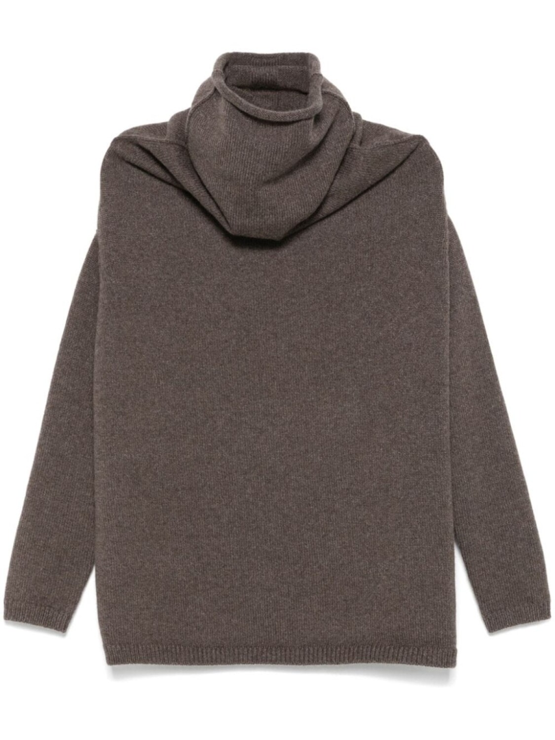 

Rick Owens свитер Shroud, коричневый