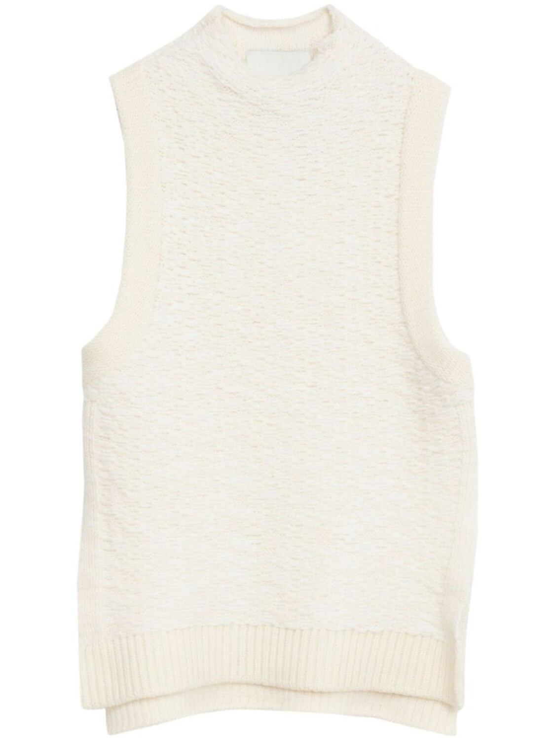 

Шерстяной топ с воротником-стойкой 3.1 Phillip Lim, белый