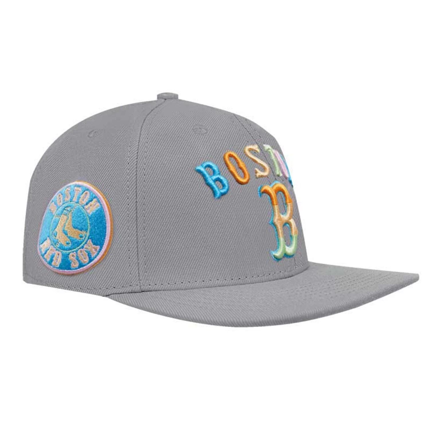 

Мужская неоновая кепка Snapback Pro Standard серая Boston Red Sox