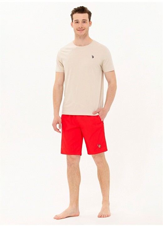 

Красная мужская футболка U.S. Polo Assn., Красный