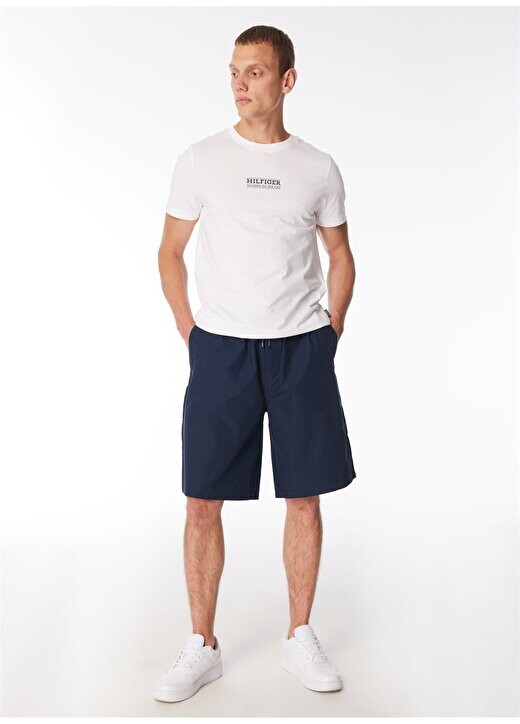 

Нормальные темно-синие мужские спортивные шорты DM0DM18811C1G Tommy Jeans, темно-синий