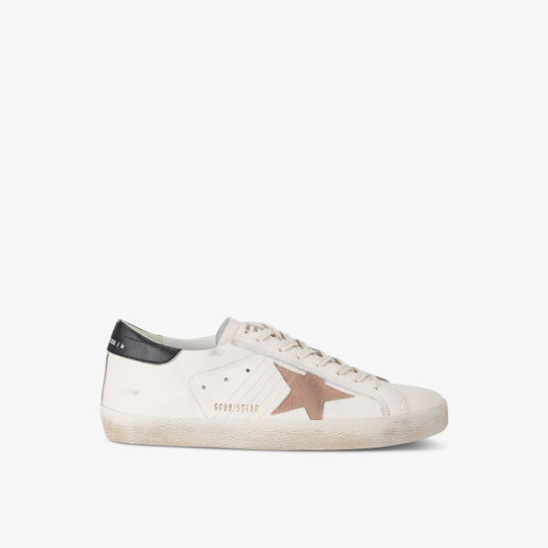 

Низкие кожаные кроссовки Super-Star Golden Goose, белый