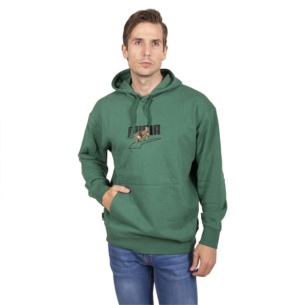 

Худи Puma Downtown Graphic, зеленый