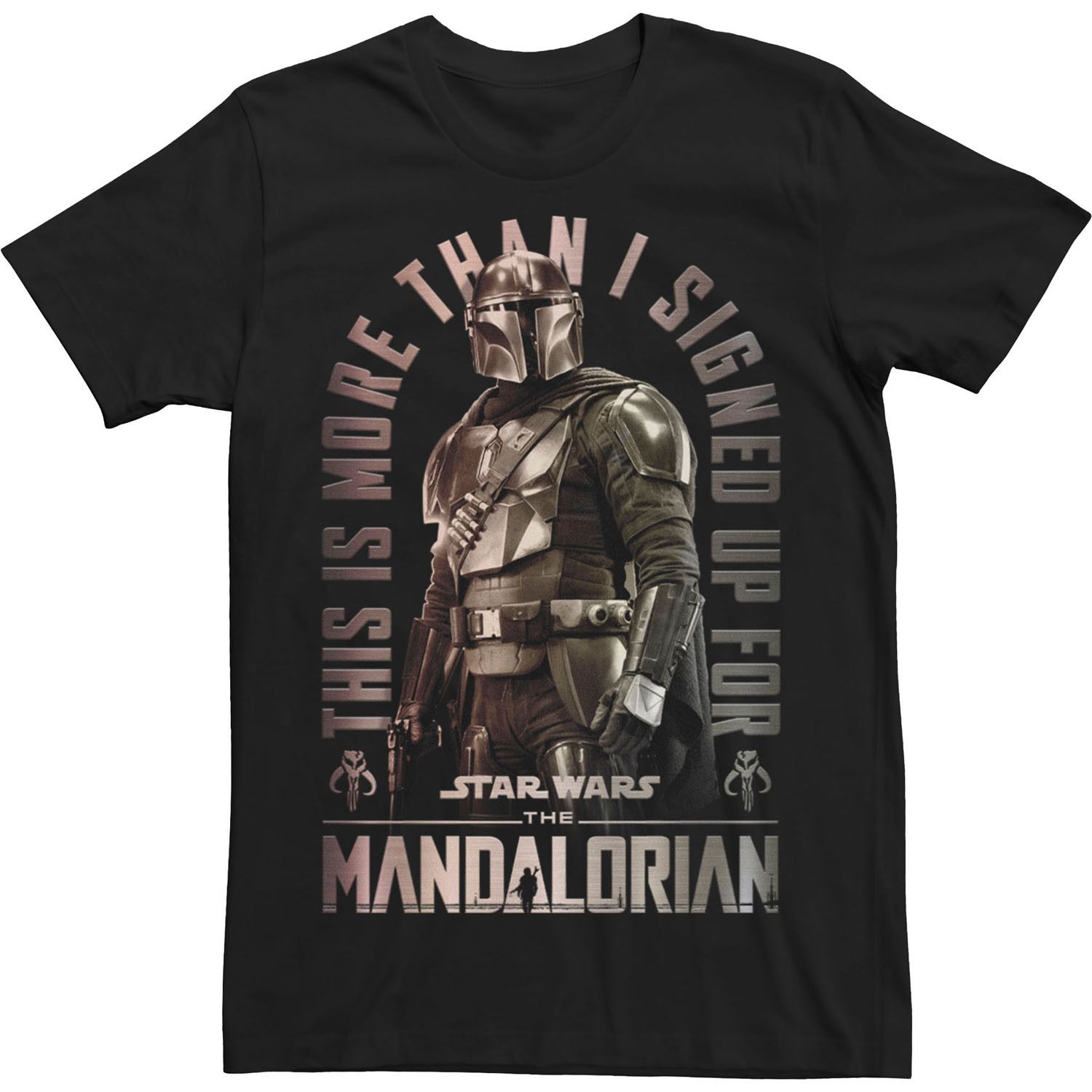 Мужская футболка с плакатом «Звездные войны: Мандалорец» Licensed Character