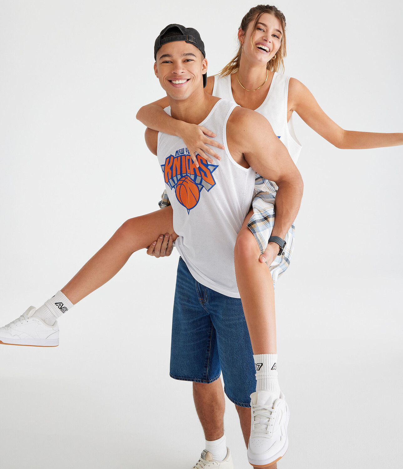 

Сетчатая майка New York Knicks Aeropostale, белый
