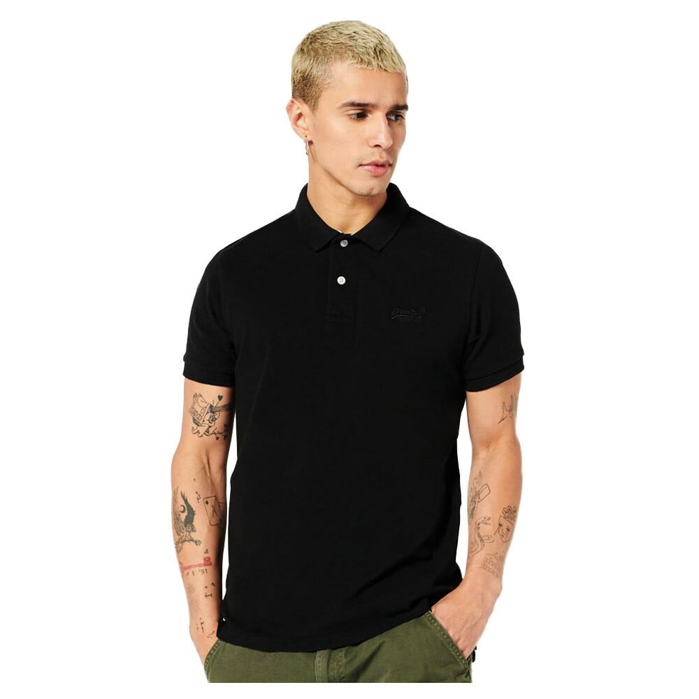 

Поло Superdry Classic Pique, черный