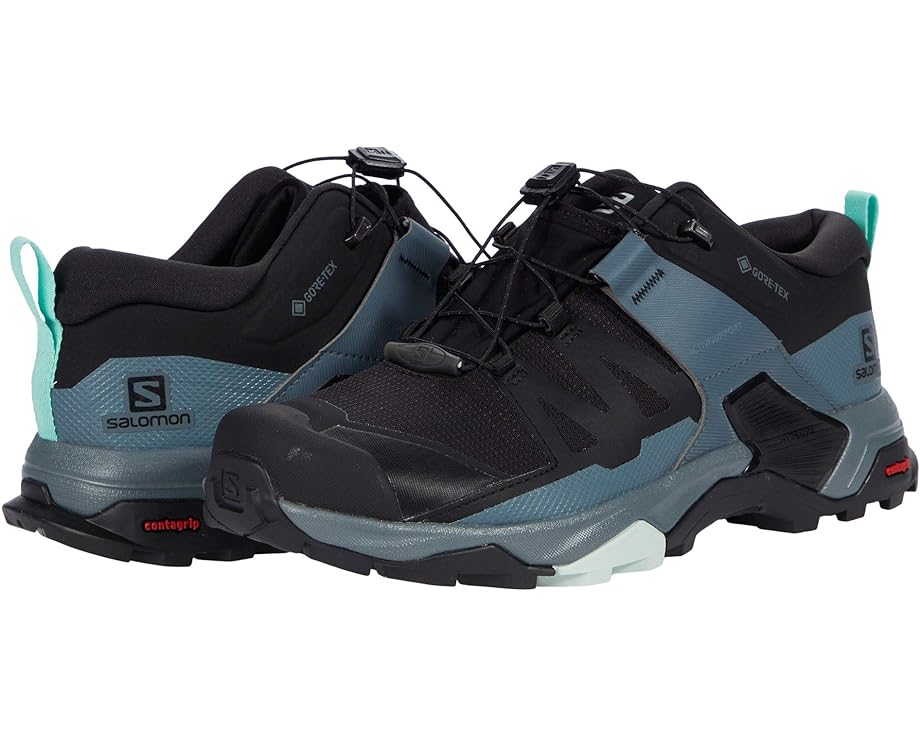 Походная обувь Salomon X Ultra 4 GTX, цвет Black/Stormy Weather/Opal Blue baker kathryn black panther stormy weather book 1