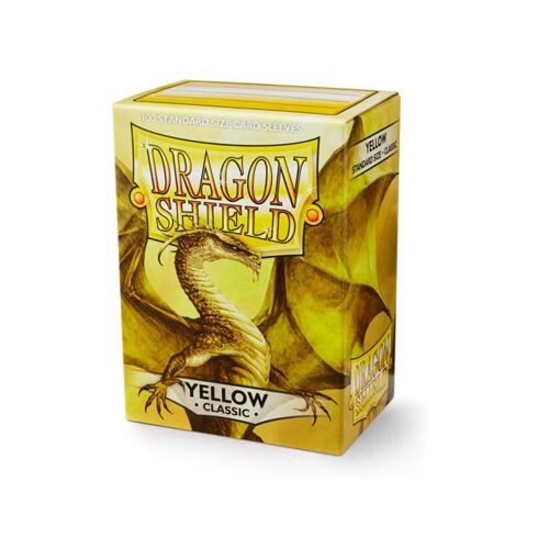 

Чехол для карточек Dragon Shield Classic – Yellow (100 Ct. In Box)