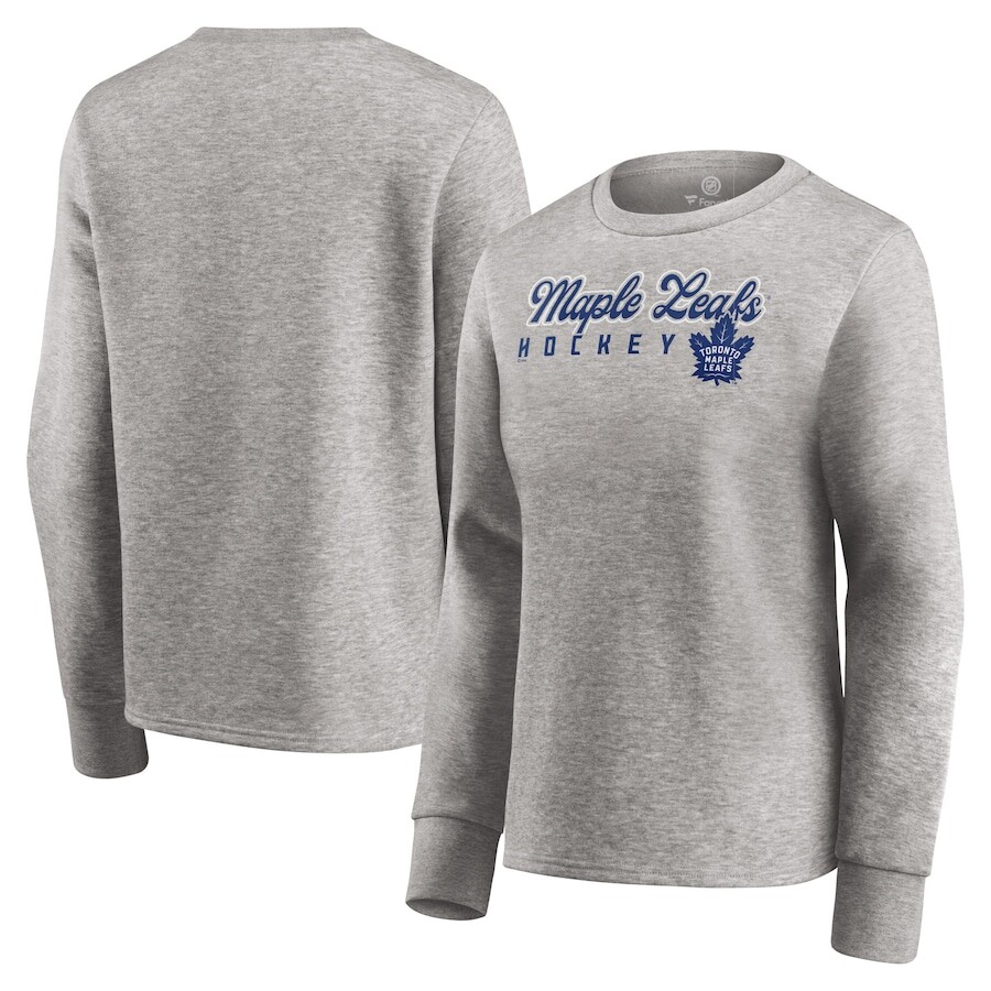 

Толстовка Fanatics Branded Toronto Maple Leafs, серый