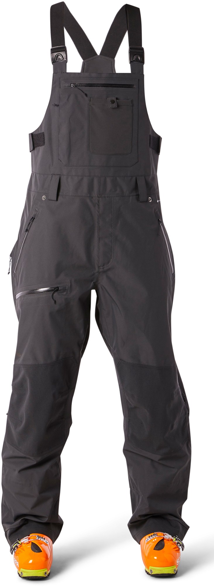 Зимние брюки Baker Bib — мужские короткие размеры Flylow, черный