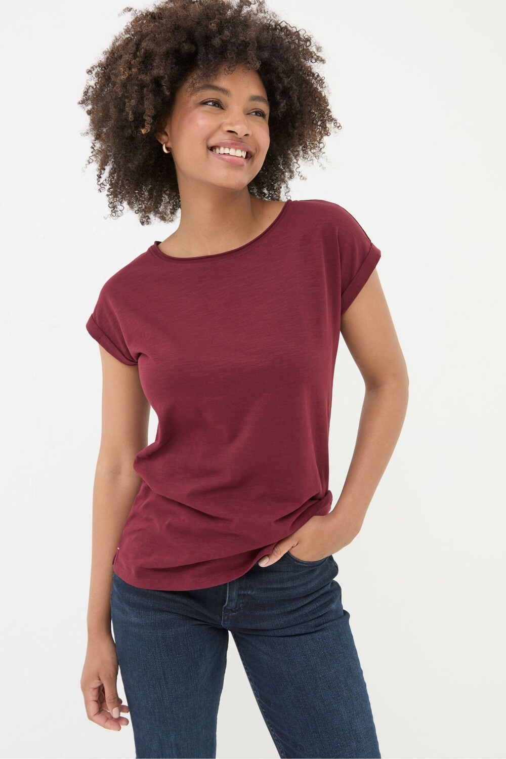 

Футболка Fat Face, красный