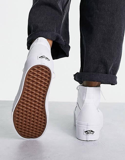 

Белые зауженные кроссовки Vans SK8-Hi Stackform, Белый