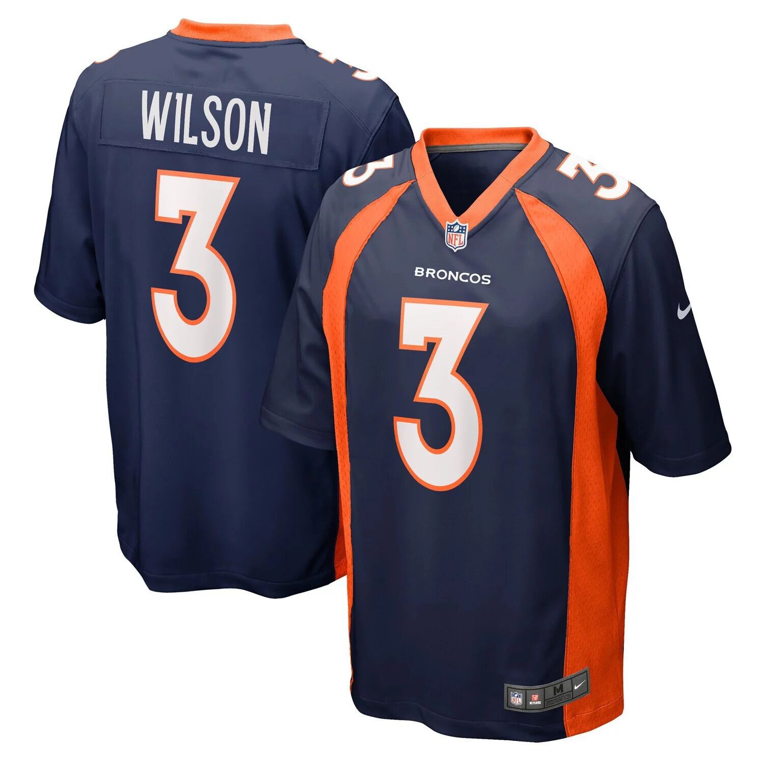 

Мужское джерси для альтернативной игры Russell Wilson Navy Denver Broncos Nike