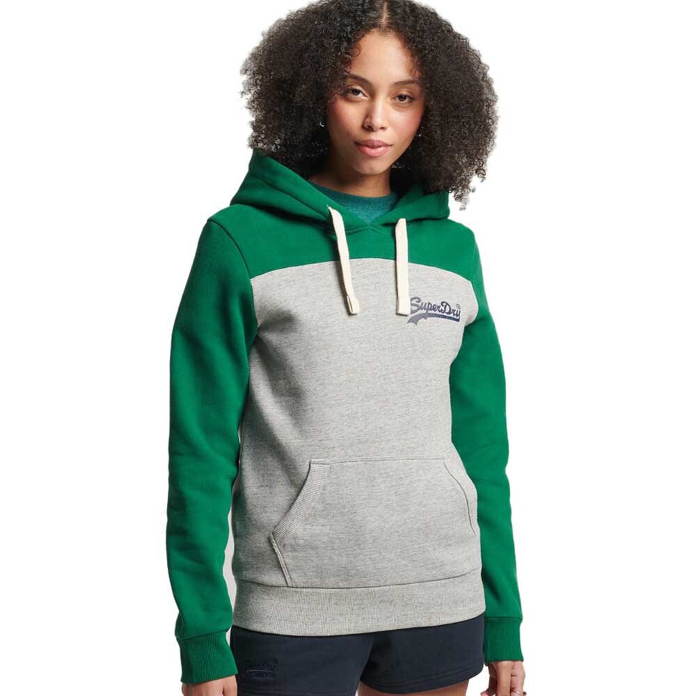 

Худи Superdry Vintage Vl College, зеленый
