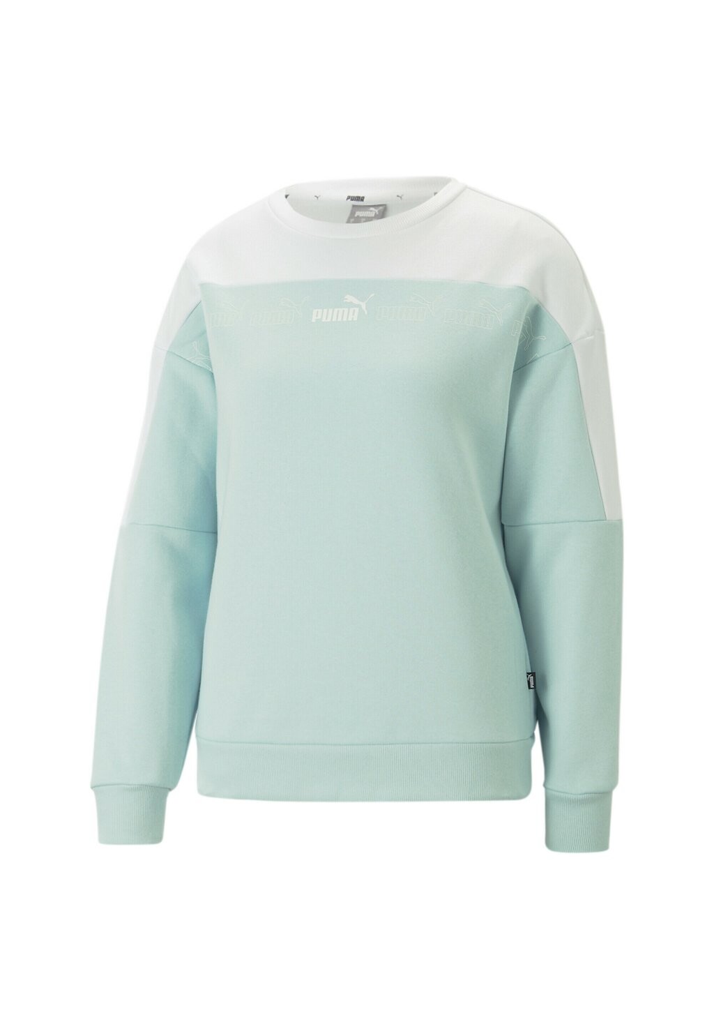 

Толстовка Puma Around The Block Rundhals, светло-бирюзовый, Зеленый;серый