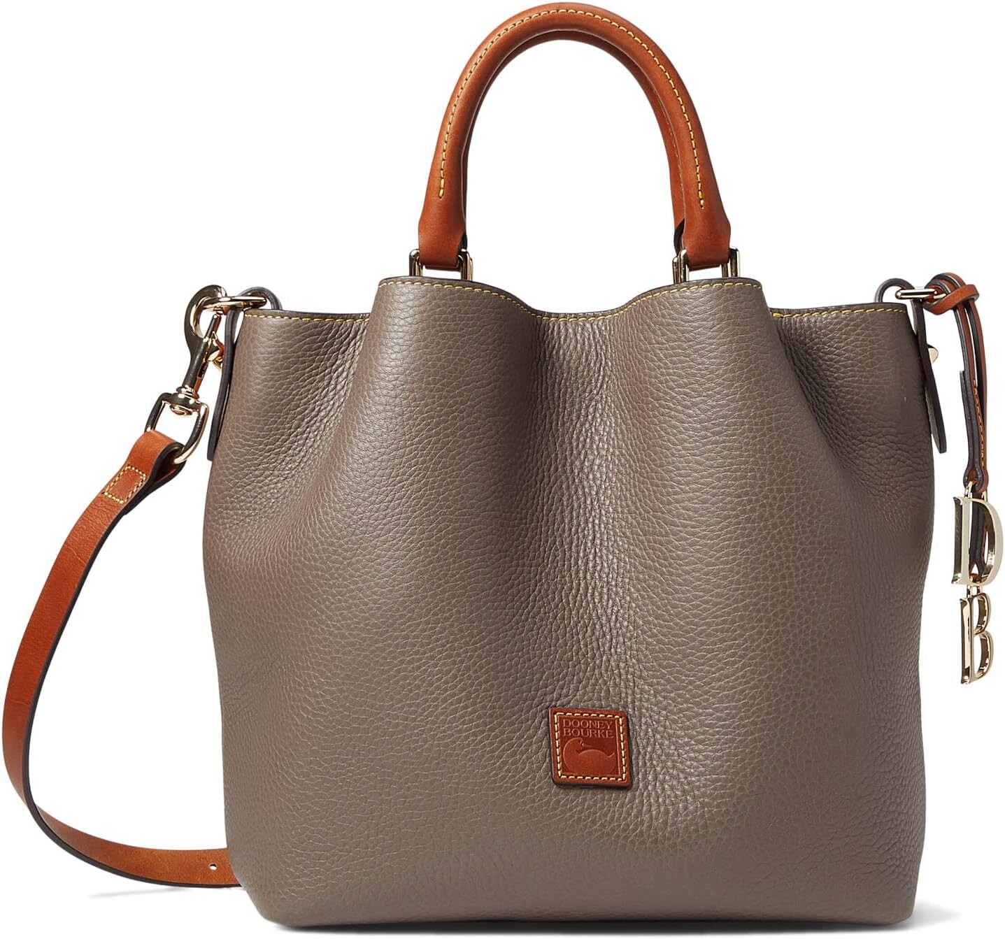 

Сумка Pebble II Small Barlow Dooney & Bourke, цвет Elephant