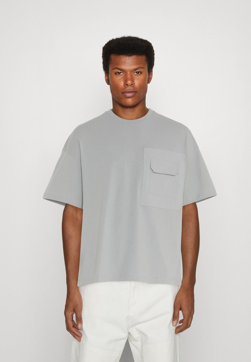 

Футболка с принтом Jack & Jones, светло-серый