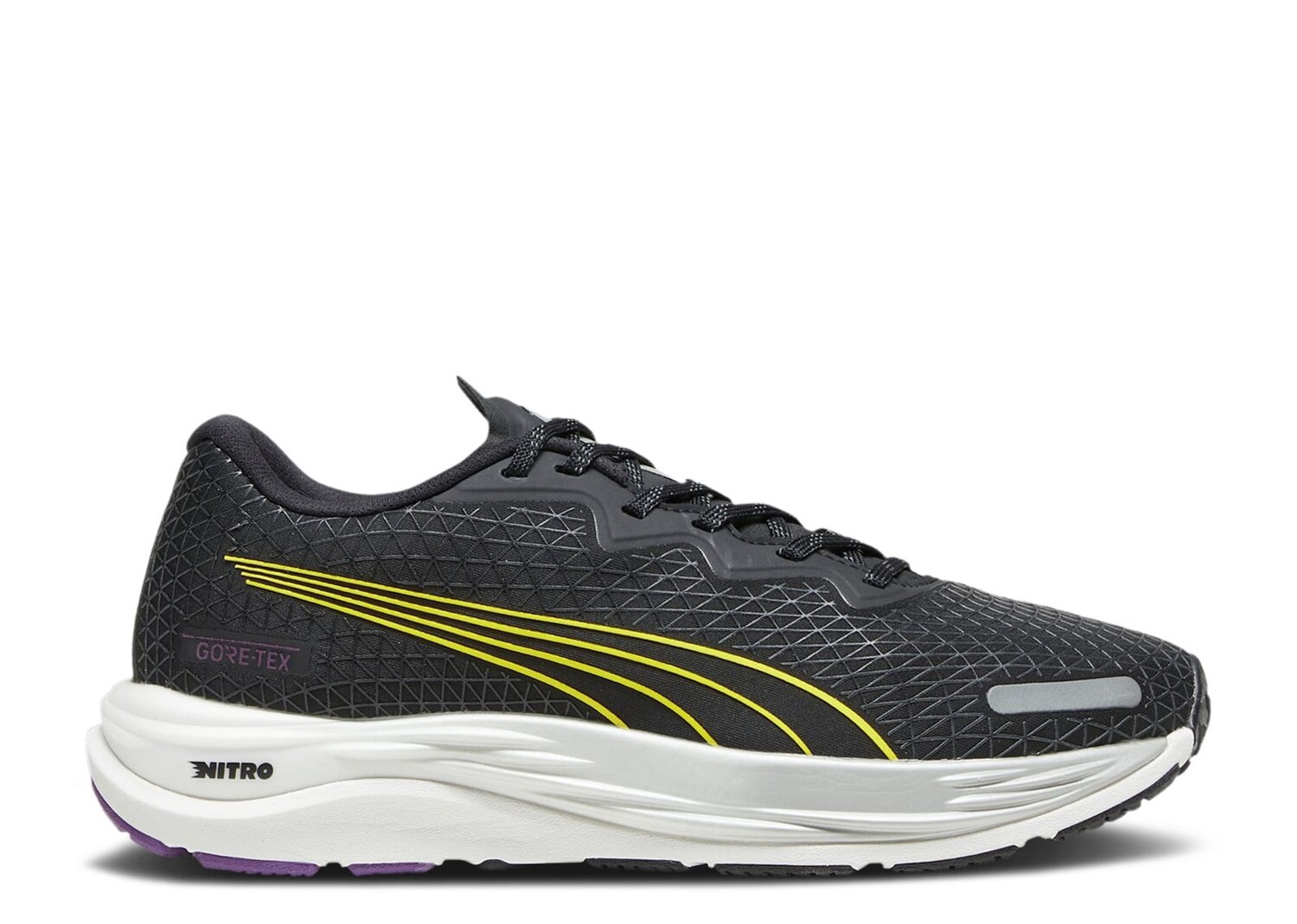 

Кроссовки Puma Wmns Velocity Nitro 2 Gore-Tex 'Black Yellow Burst', черный
