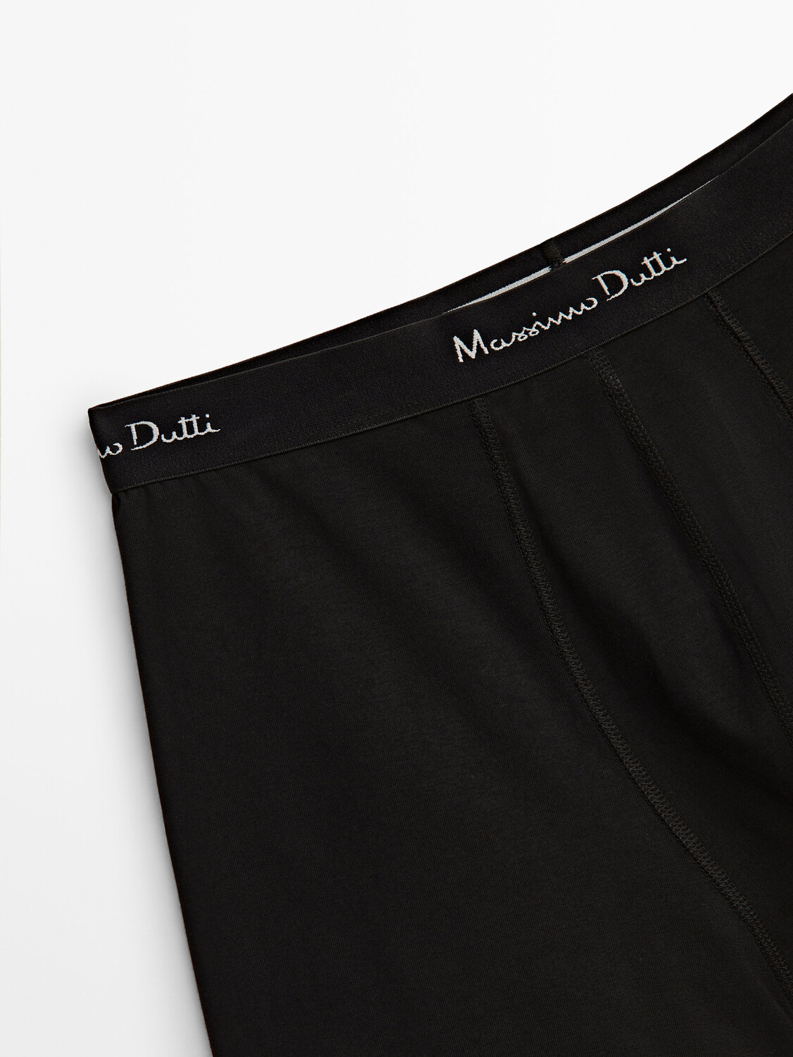 

Хлопковые шорты Massimo Dutti, черный