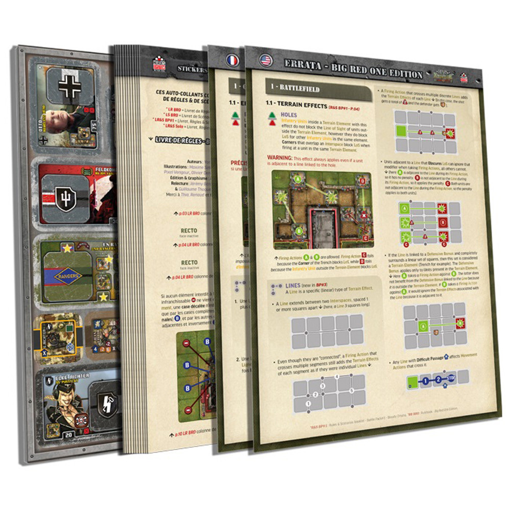 

Настольная игра Devil Pig Games Heroes of Normandie: Big Red One Edition Errata Pack