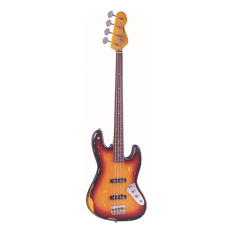 

Басс гитара Vintage V74 ICON Fretless Bass - Sunset Sunburst