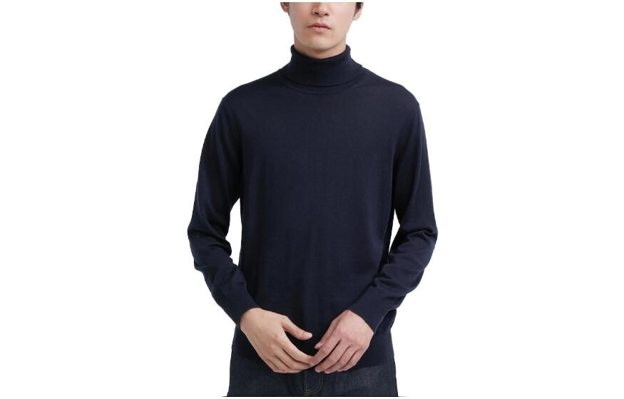 

Свитер мужской темно-синий Uniqlo, темно-синий
