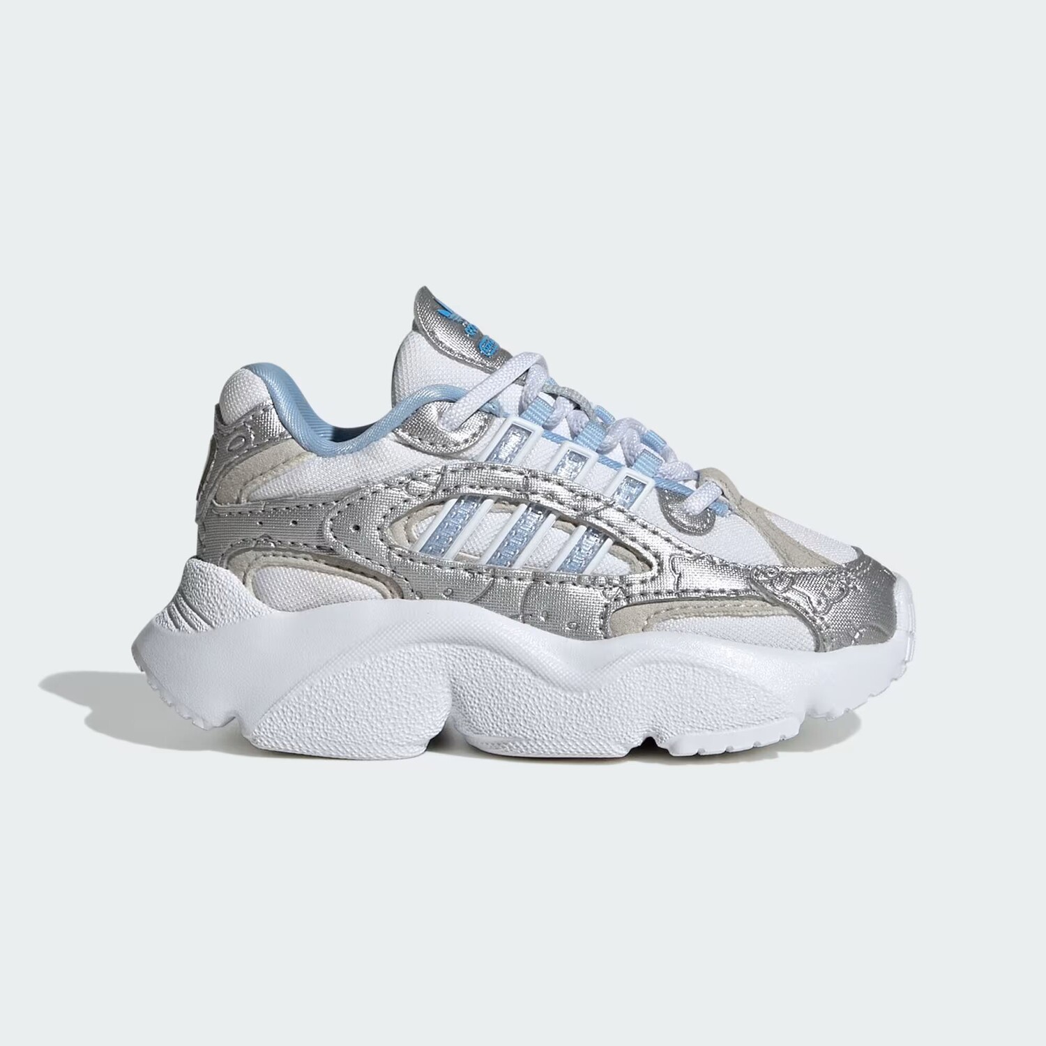 

Кроссовки OZMILLEN EL I Adidas, цвет Cloud White/Glow Blue/Grey One