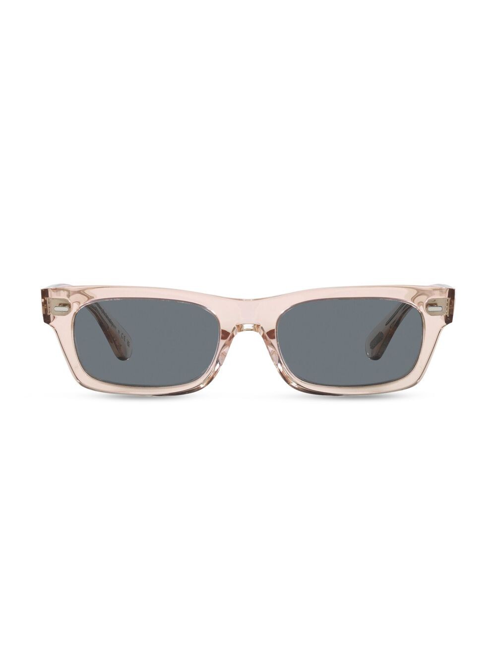 

Прямоугольные однотонные солнцезащитные очки Kasdan 48MM Oliver Peoples, роза