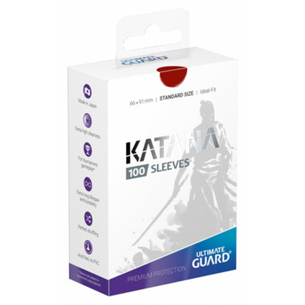 

Аксессуары Ultimate Guard: Katana - Red Card Sleeves (100ct)