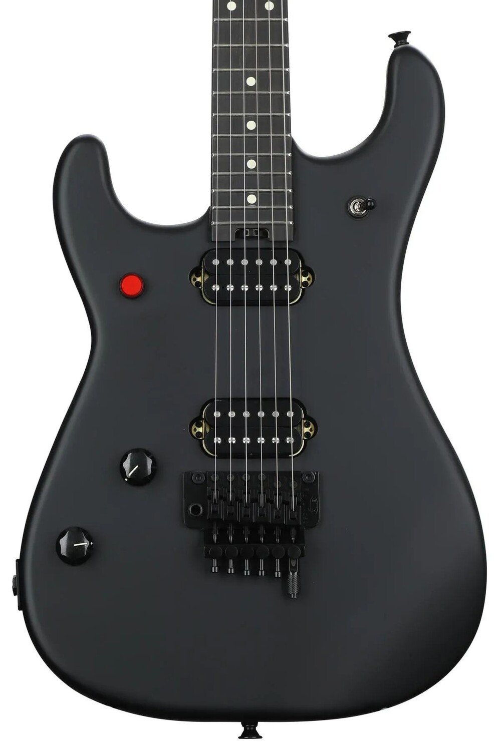 

Новая электрогитара EVH 5150 Standard для левшей — Stealth Black с накладкой из черного дерева