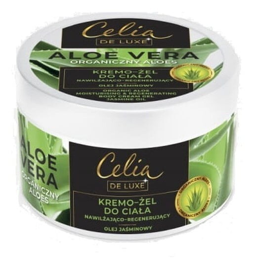 

Крем-гель для тела увлажняющий и регенерирующий 225г Celia De Luxe Aloe Vera
