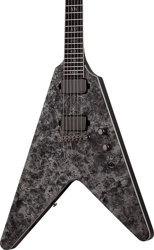 Электрогитара Schecter Juan of the Dead V-1 Body Count Electric Guitar, Black Reign