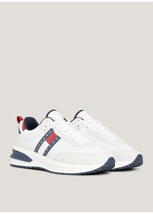 

Белые мужские кожаные кроссовки TJM RUNNER LEATHER OUTSOLE Tommy Hilfiger, белый