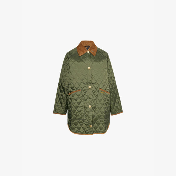 

Стеганая куртка Liddesdale 30th anniversary Barbour, зеленый