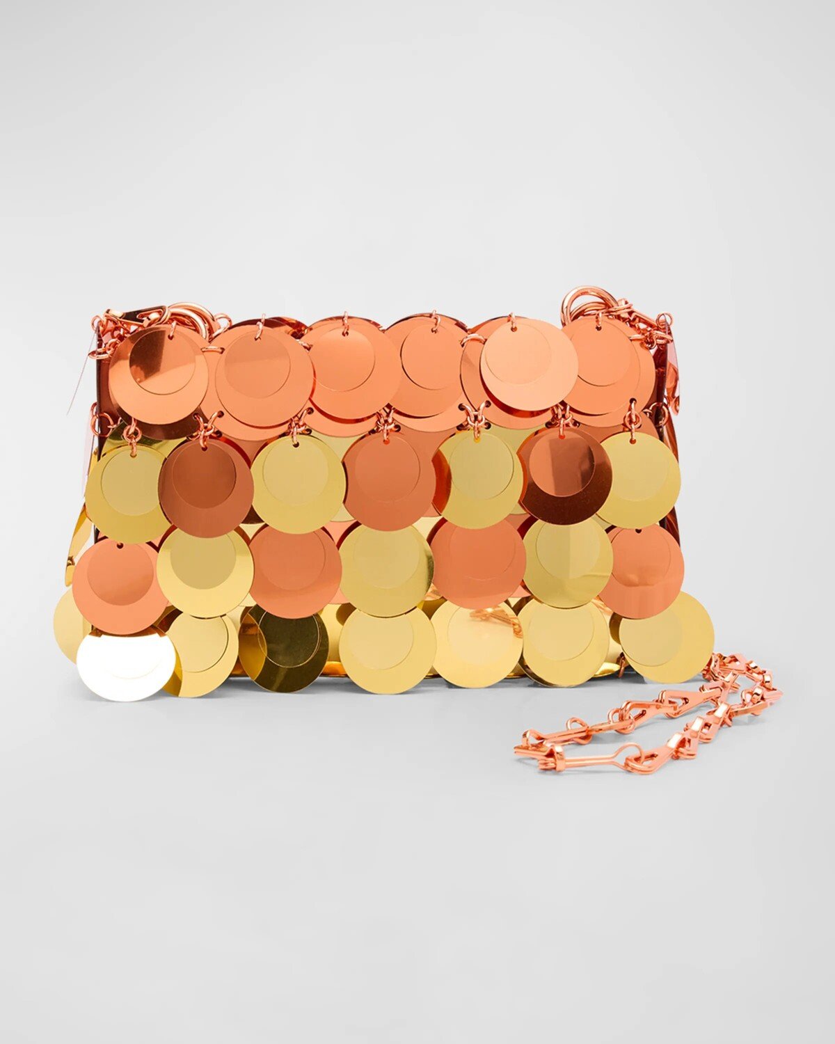 

Сумка через плечо Sac a Main, расшитая пайетками Rabanne, цвет Gold