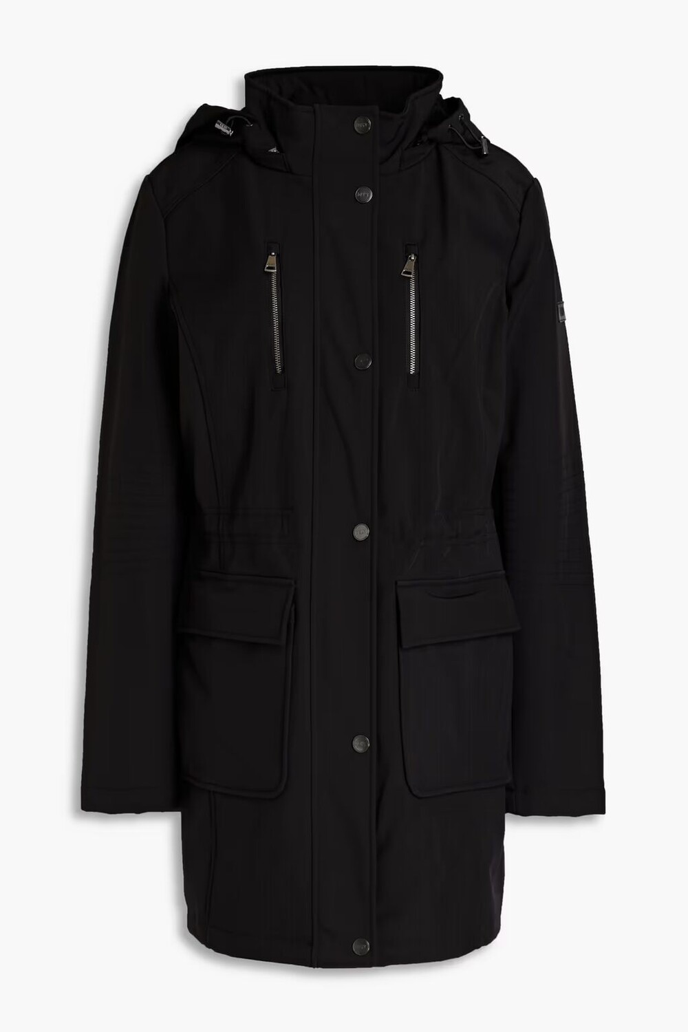 

Парка Shell с капюшоном Dkny, черный
