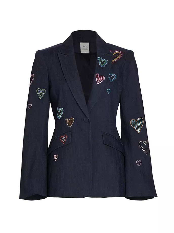

Джинсовый пиджак Cheyenne Heart Cinq À Sept, индиго