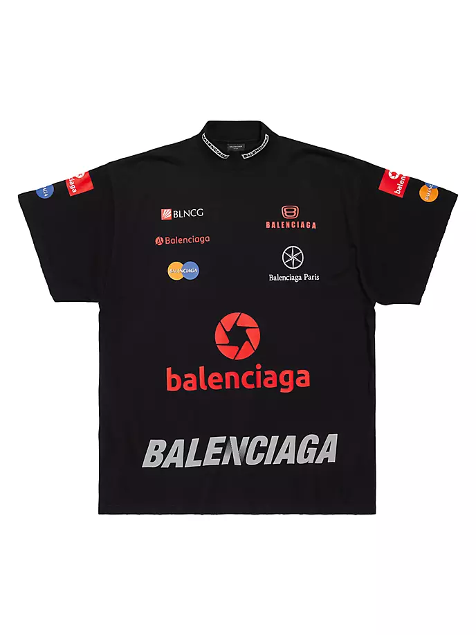 

Футболка «Высшая лига» оверсайз Balenciaga, черный